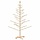 Holz-Weihnachtsbaum Natur 150 cm Massiv Kiefernholz - Outlet