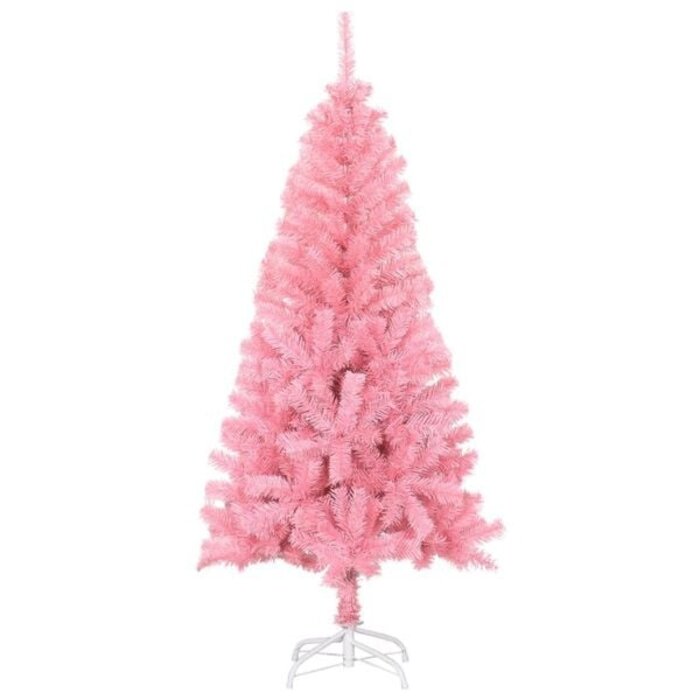 Künstlicher Weihnachtsbaum mit Ständer 150 cm PVC Pink