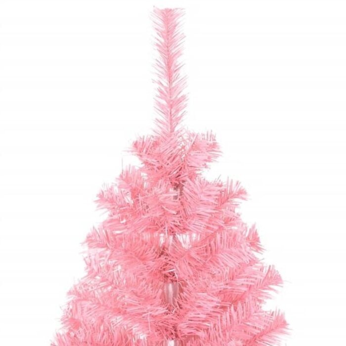 Künstlicher Weihnachtsbaum mit Ständer 150 cm PVC Pink