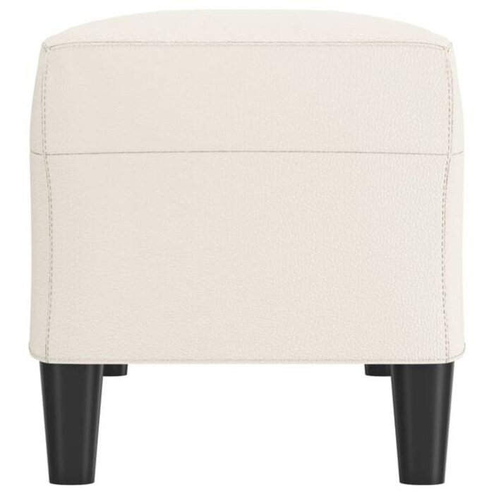 Elegante Sitzbank Kunstleder Creme 100cm - Bis zu 35% Rabatt sichern!