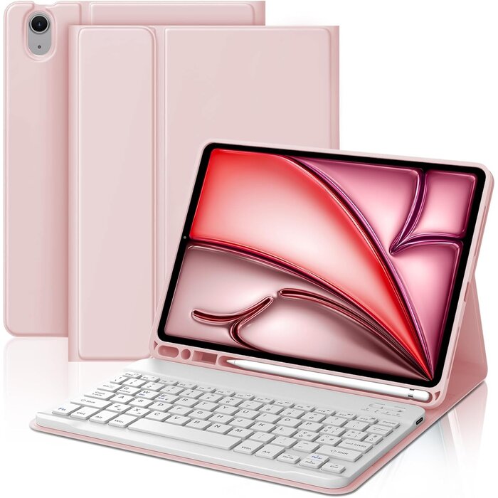 iPad Air 11" Tastatur-Hülle Pink, Italienisch QWERTY mit Stifthalter - bis zu 30% Rabatt