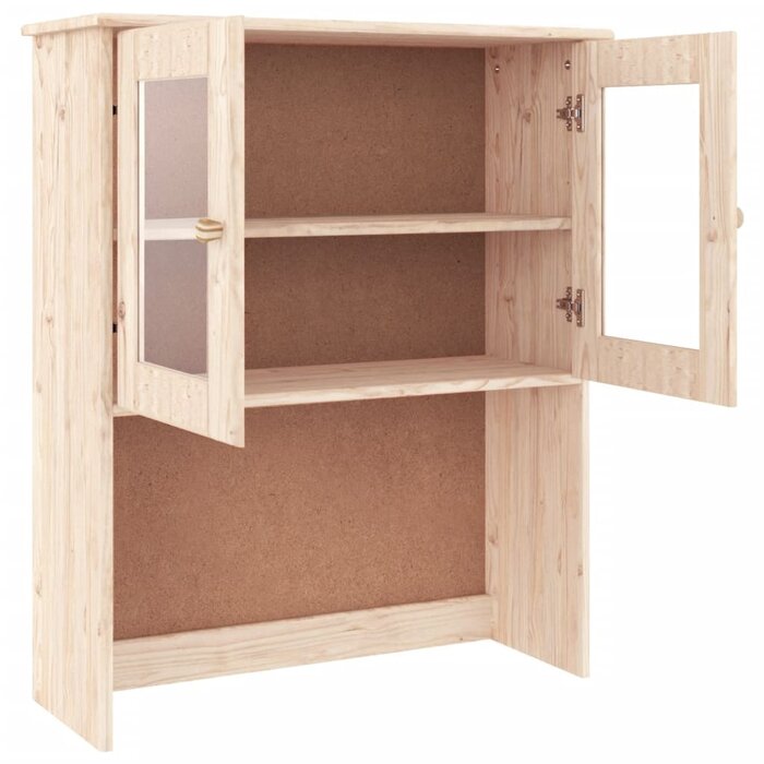Aufsatzschrank ALTA Kiefer Massivholz 77x30x92 cm – Outlet