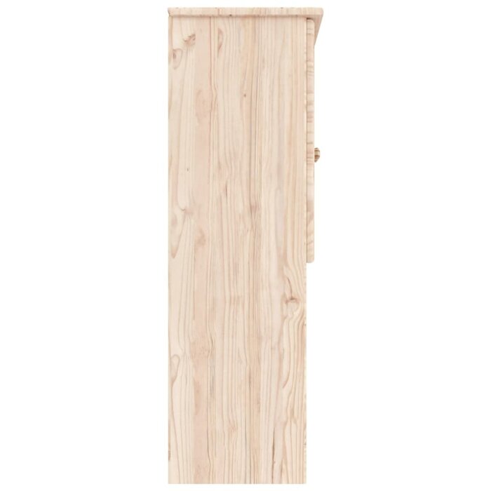 Aufsatzschrank ALTA Kiefer Massivholz 77x30x92 cm – Outlet