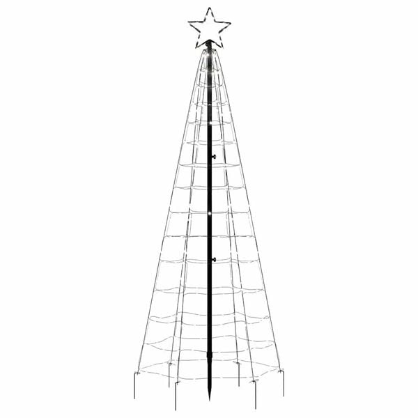 LED Weihnachtsbaum 180cm Kaltweiß mit Erdspießen - Bis zu 35% Rabatt!
