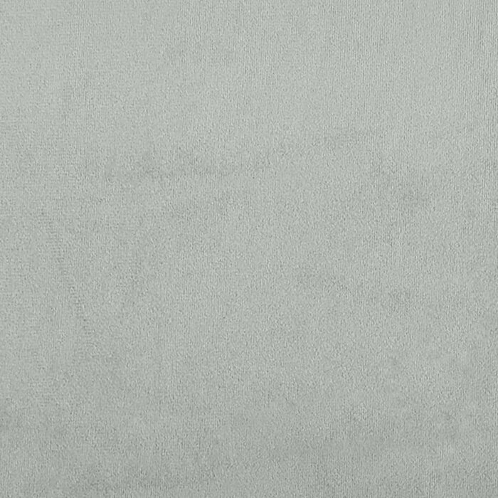 Kopfkissen Samt Hellgrau 200x200 cm für Bettrahmen - Bis zu 35,0% reduziert!