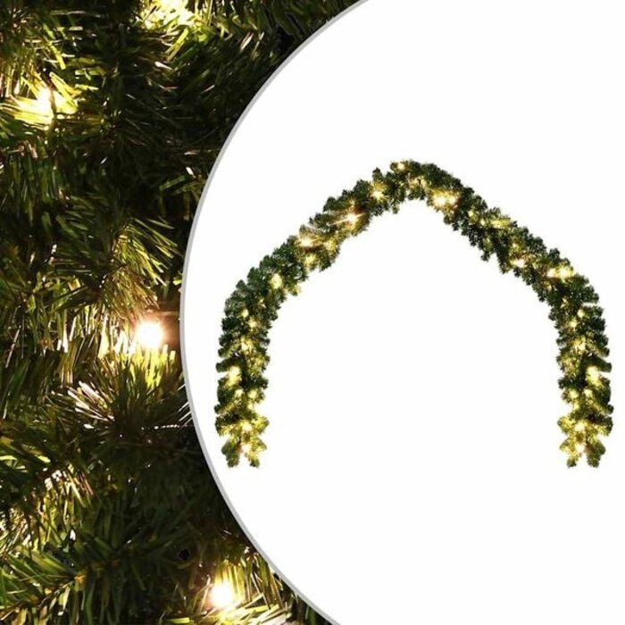 LED-Weihnachtsgirlande 20m, 300 warmweiß | Bis zu 35% Rabatt sichern!