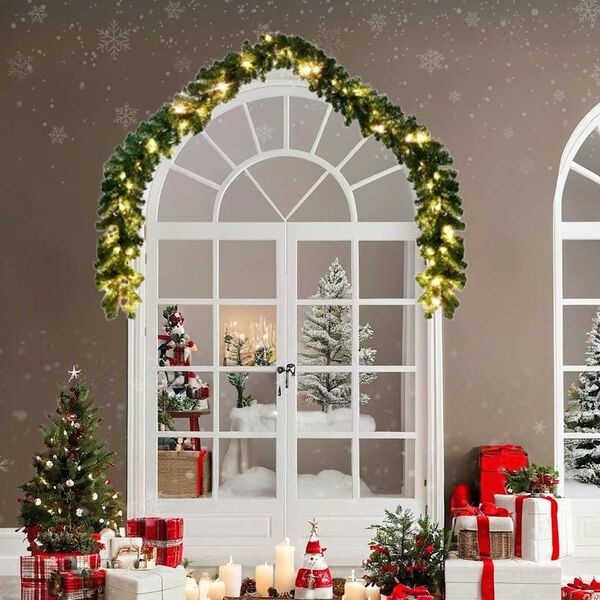LED-Weihnachtsgirlande 20m, 300 warmweiß | Bis zu 35% Rabatt sichern!
