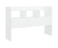 Sideboard 105x30x70 cm Massivholz Weiß