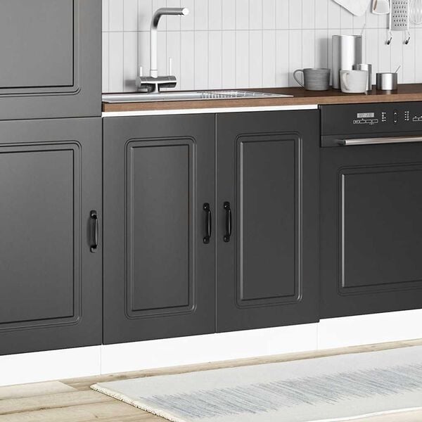 Schwarzer Küchenunterschrank 80cm - Bis zu 30% Rabatt sichern!