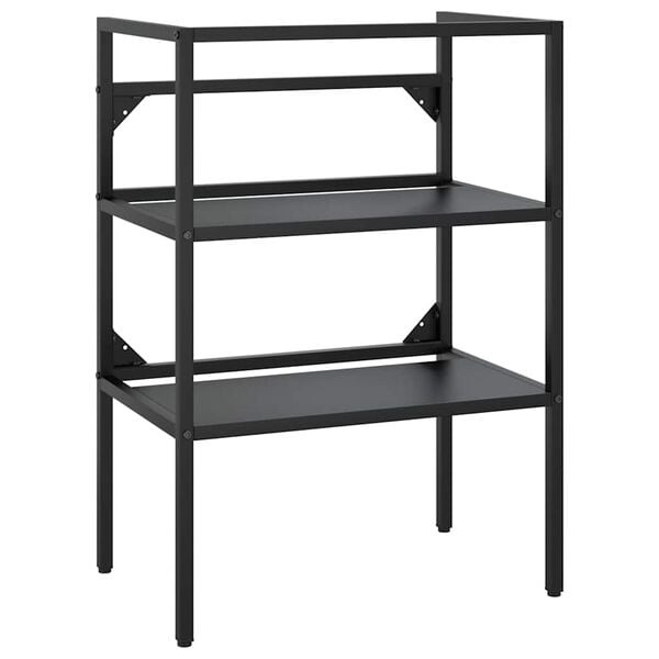 Waschbeckenunterschrank Schwarz 59x38x83 cm - Jetzt bis zu 30% sparen!