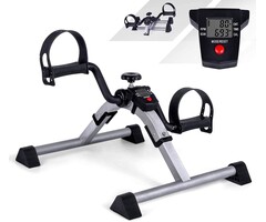 Mini-Heimtrainer mit LCD-Display – Für Arme & Beine – Kompakter Pedaltrainer für zu Hause