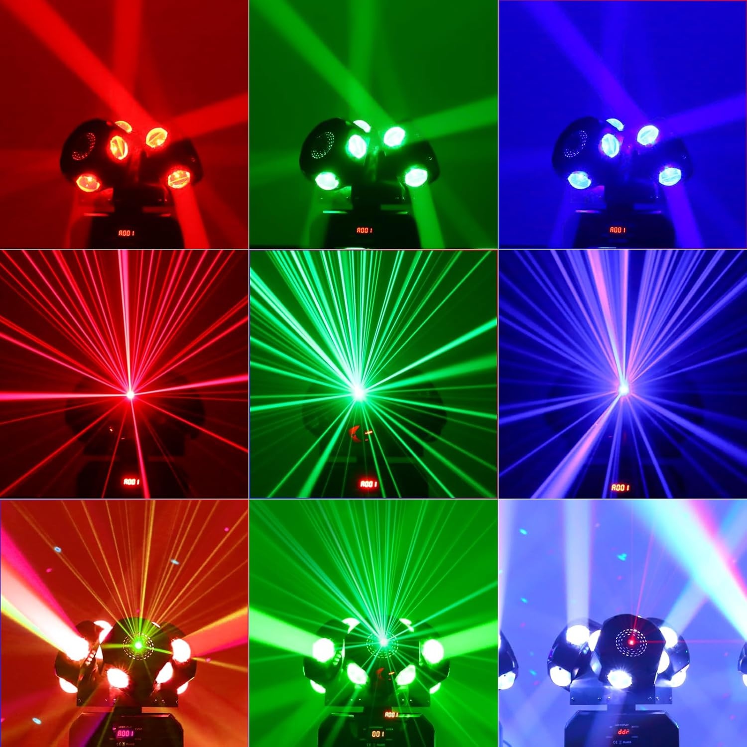 DMX512 LED Bühnenlicht 180W RGBW Strobe für DJs & Party - Bis zu 30% Rabatt!