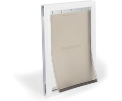 PetSafe Haustiertür Aluminium, Größe L, Robust & Wetterfest, Einfache Montage