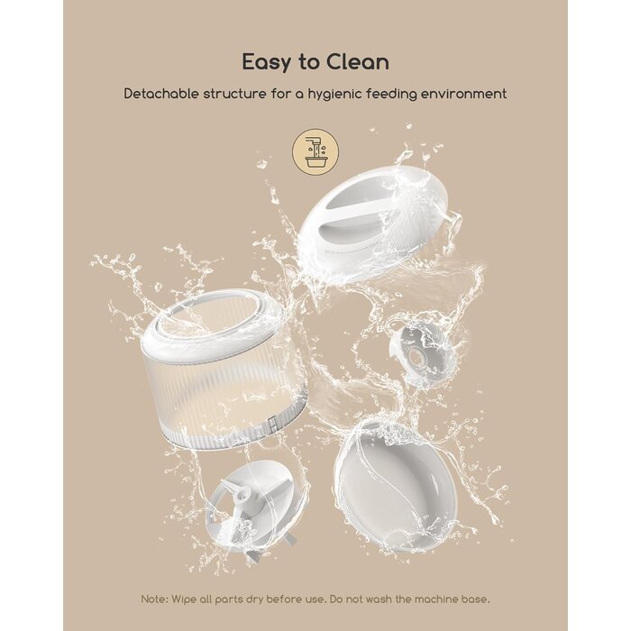 Automatischer Futterautomat für Haustiere mit 4L Kapazität, 3MP HD Kamera und Nachtsicht, App-Steuerung und 2-Wege-Audio