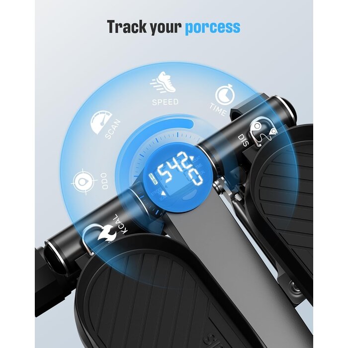 Mini Stepper mit Widerstandsbändern für Heimtraining - Jetzt bis zu 30% günstiger!