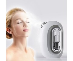 Facial Steamer Nano Mist Spa, Hydrierende Tragbare Gesichtspflege, 2 Flaschen, ABS