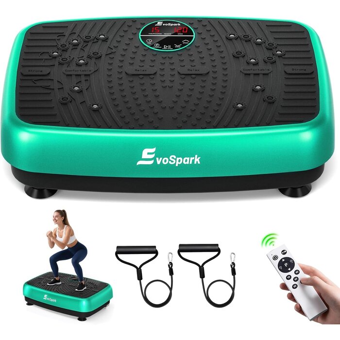 Vibrationsplatte - Effektives Ganzkörpertraining für Zuhause, Kompakt und Leistungsstark