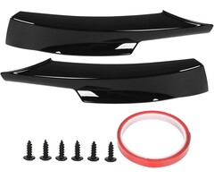 Frontspoiler Lippe Splitter 2er Set ABS Glanzschwarz für BMW E90 M Sport LCI Limousine 2009-2012