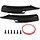 Frontspoiler Lippe Splitter 2er Set ABS Glanzschwarz für BMW E90 M Sport LCI Limousine 2009-2012