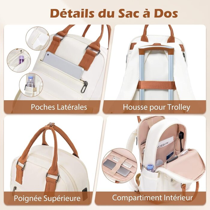 COOLIFE ABS Hartschalen-Koffer-Set mit Rollen, TSA-Schloss, Rucksack & Kulturtasche, Medium 3-teilig, Grau/Pink, Klassisch