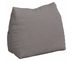 vidaXL Rückenkissen Taupe 45x20x35 cm Stoff