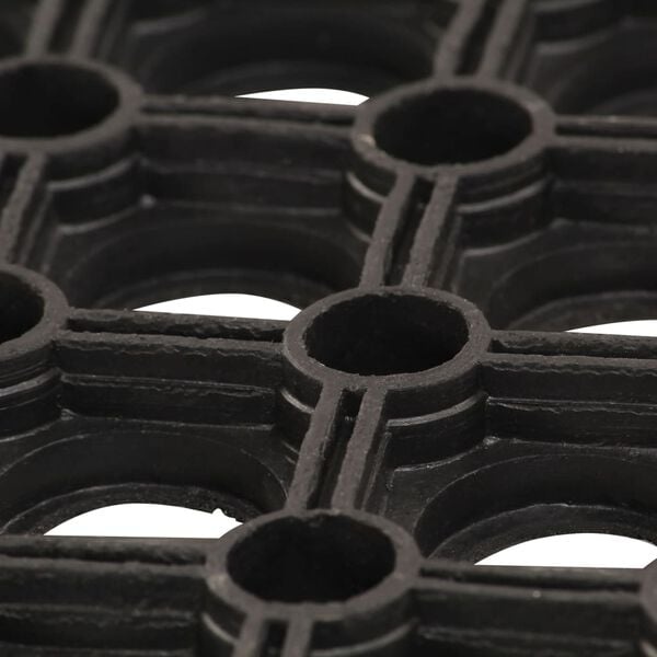 Gummimatte 22 mm 100x200 cm Schwarz - Bis zu 35% Outlet Rabatt