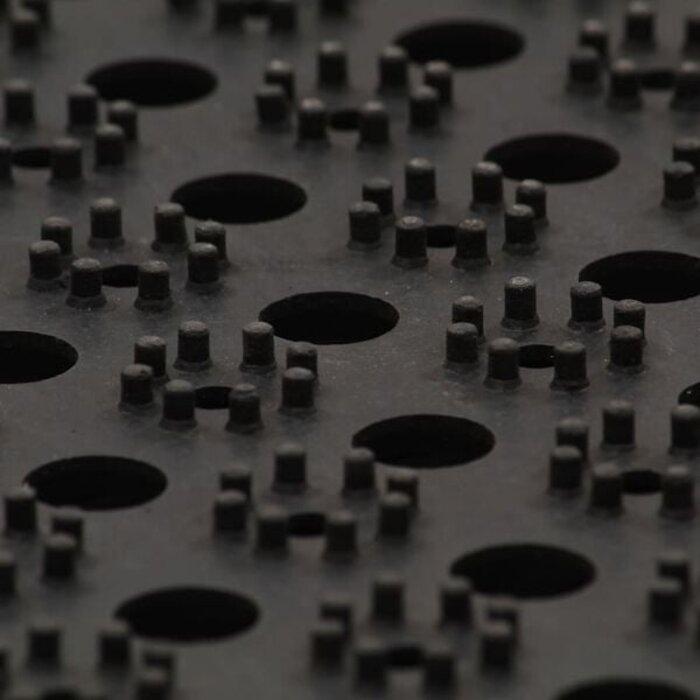 Gummimatte 22 mm 100x200 cm Schwarz - Bis zu 35% Outlet Rabatt