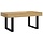 Couchtisch Hellbraun & Schwarz, MDF/Eisen - Bis zu 35% Rabatt sichern!