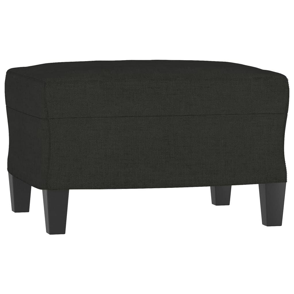 Fußhocker 60x50x41 cm Schwarz Stoff - Jetzt bis zu 35% reduziert!