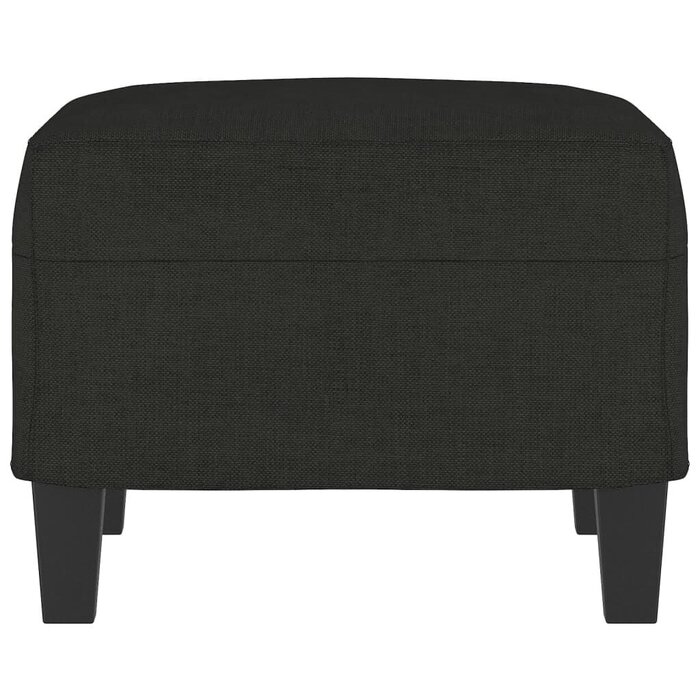 Fußhocker 60x50x41 cm Stoff Schwarz - Outlet-Ware
