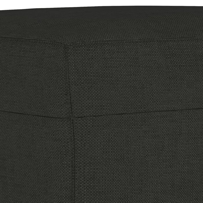 Fußhocker 60x50x41 cm Schwarz Stoff - Jetzt bis zu 35% reduziert!