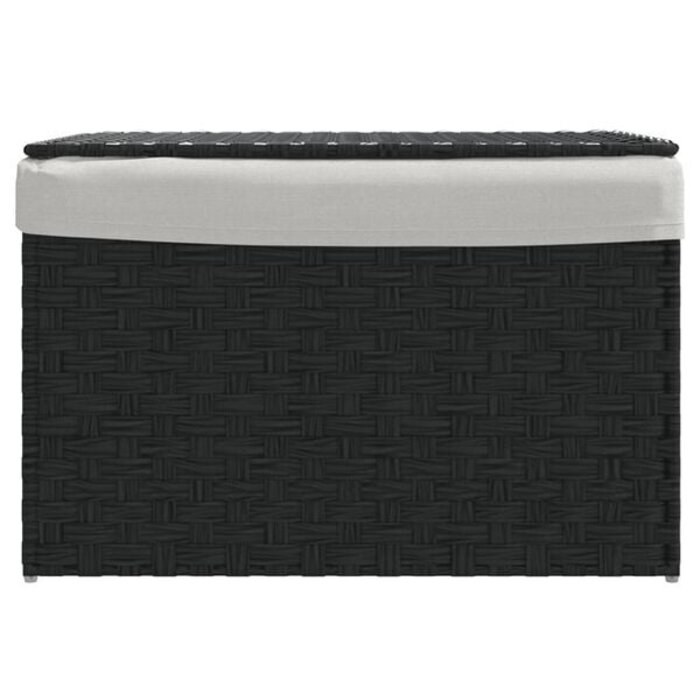 Stilvoller Polyrattan Wäschekorb Schwarz - Jetzt bis zu 35% reduziert!