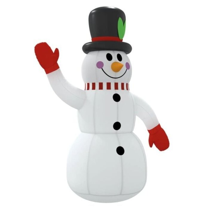 Aufblasbarer LED Schneemann, 120cm - Jetzt bis zu 35% Outlet Rabatt sichern!