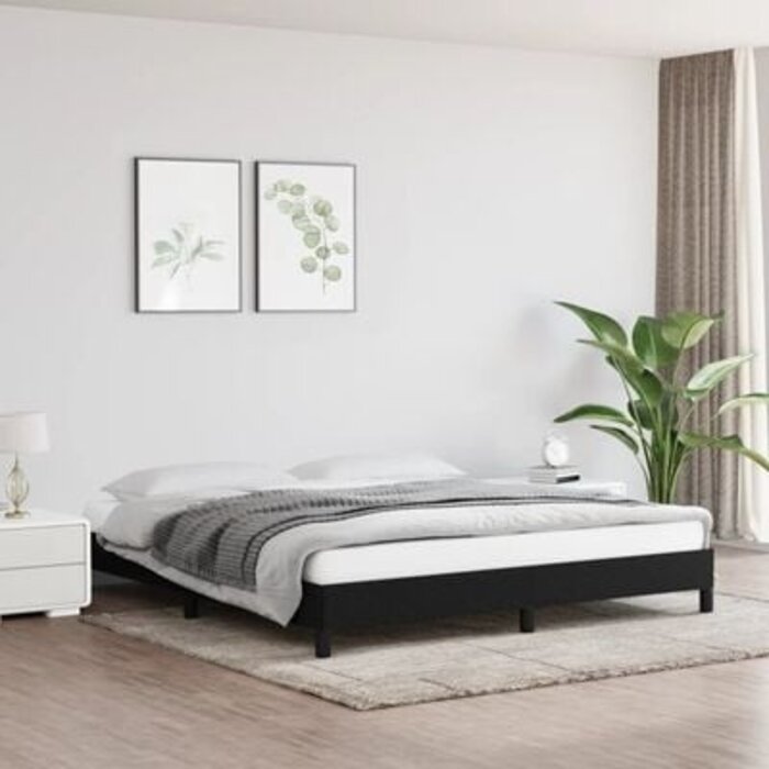 Stilvolles Bettgestell 180x200 cm Schwarz - Bis zu 35% Outlet-Rabatt sichern!