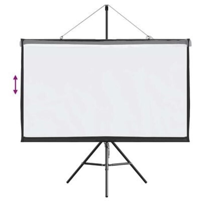 Beamer-Leinwand 72 Zoll (16:9) mit Stativ - Bis zu 35% reduziert!