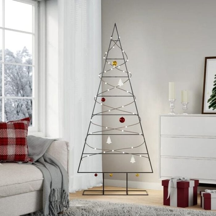 Outlet-Deal: Metall-Weihnachtsbaum-Gestell 180 cm Schwarz - Bis zu 35% Rabatt!