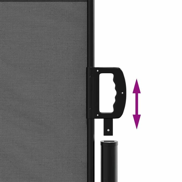 Ausziehbare Seitenmarkise 120x500 cm Anthrazit - Bis zu 35% reduziert!