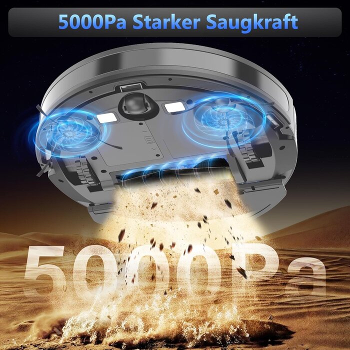2-in-1 Saug- & Wischroboter, 4500 Pa - Jetzt bis zu 35% Rabatt sichern!