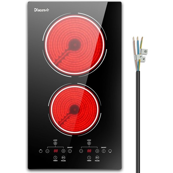 Einbau-Keramikkochfeld 2 Zonen, 3000W | Neuwertig & bis zu 35% reduziert!