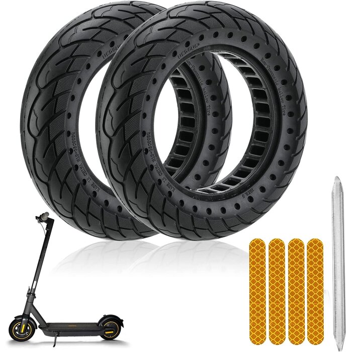 2er-Set 10x2.50 Vollgummi-Rollerreifen 10 Zoll für Scooter - bis zu 35% Rabatt