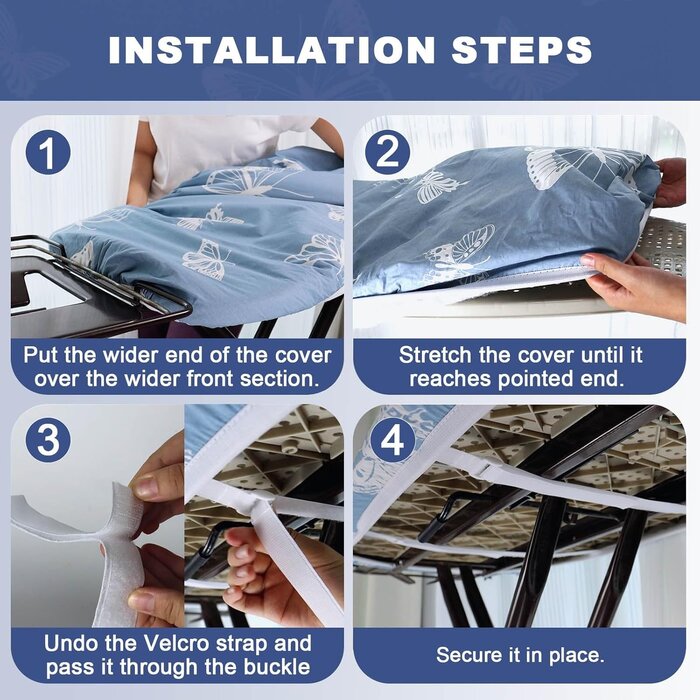 Gepolsterter Bügelbrettbezug Schmetterling - Hitzebeständig - Bis zu 35% Rabatt!