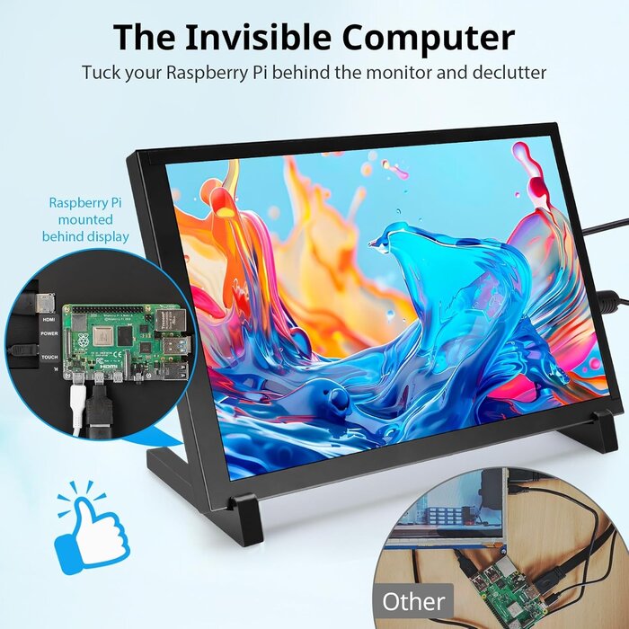 Top Deal: 10,1" HD IPS Touchscreen Monitor für Pi & PC - bis zu 35% reduziert!