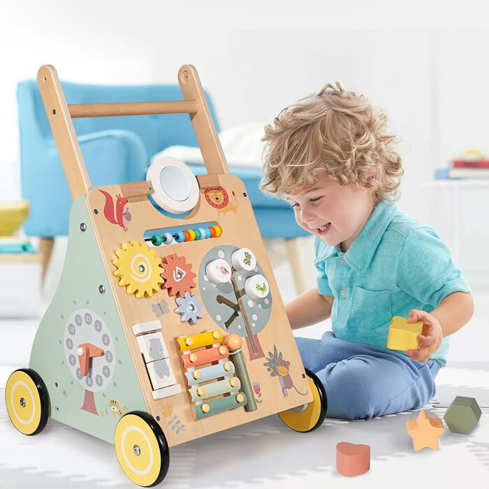 Holz-Lauflernwagen & Aktivitäts-Spielzeug für Babys - Bis zu 35% Rabatt!