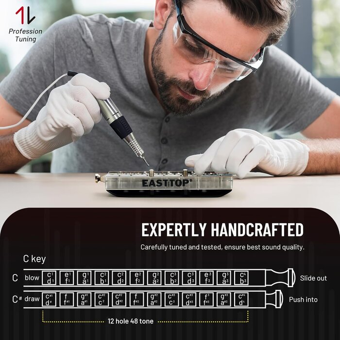 Chromatische Mundharmonika (C-Dur) - Bis zu 35% Rabatt sichern!