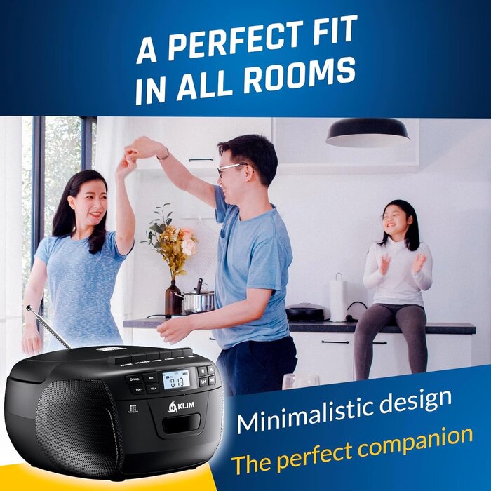 Multitalent: CD-Kassettenrekorder mit Bluetooth & Radio - bis zu 35% günstiger!