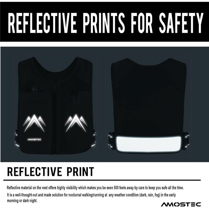 Laufweste reflektierend, atmungsaktiv mit Handyhalterung - bis zu 35% reduziert!