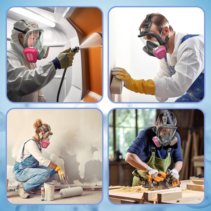 Vollgesichts-Atemschutzmaske mit Filtern - Jetzt bis zu 35.0% sparen!