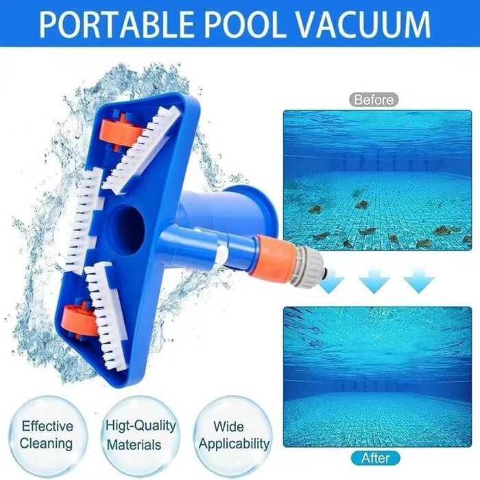 Pool-Staubsauger Set mit 180cm Teleskopstange - Jetzt bis zu 35% Rabatt!