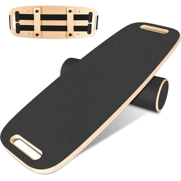 Holz Balancierbrett für Erwachsene - Indoor/Outdoor Surf-Board - bis zu 35% Rabatt