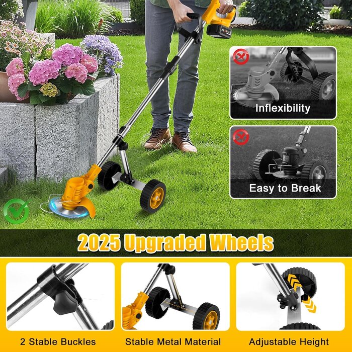 3-in-1 Akku-Rasentrimmer für 18V Akkus - Jetzt bis zu 35% günstiger!